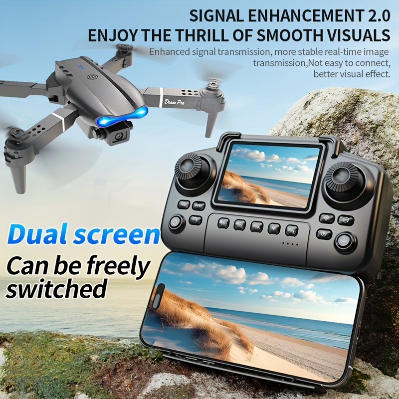 E99 PRO MAX Foldable Drone wit - Drone Kit Octocopter 评论和价格